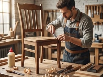 Revolving and office chair repair by Maruti Lining Works in Surat